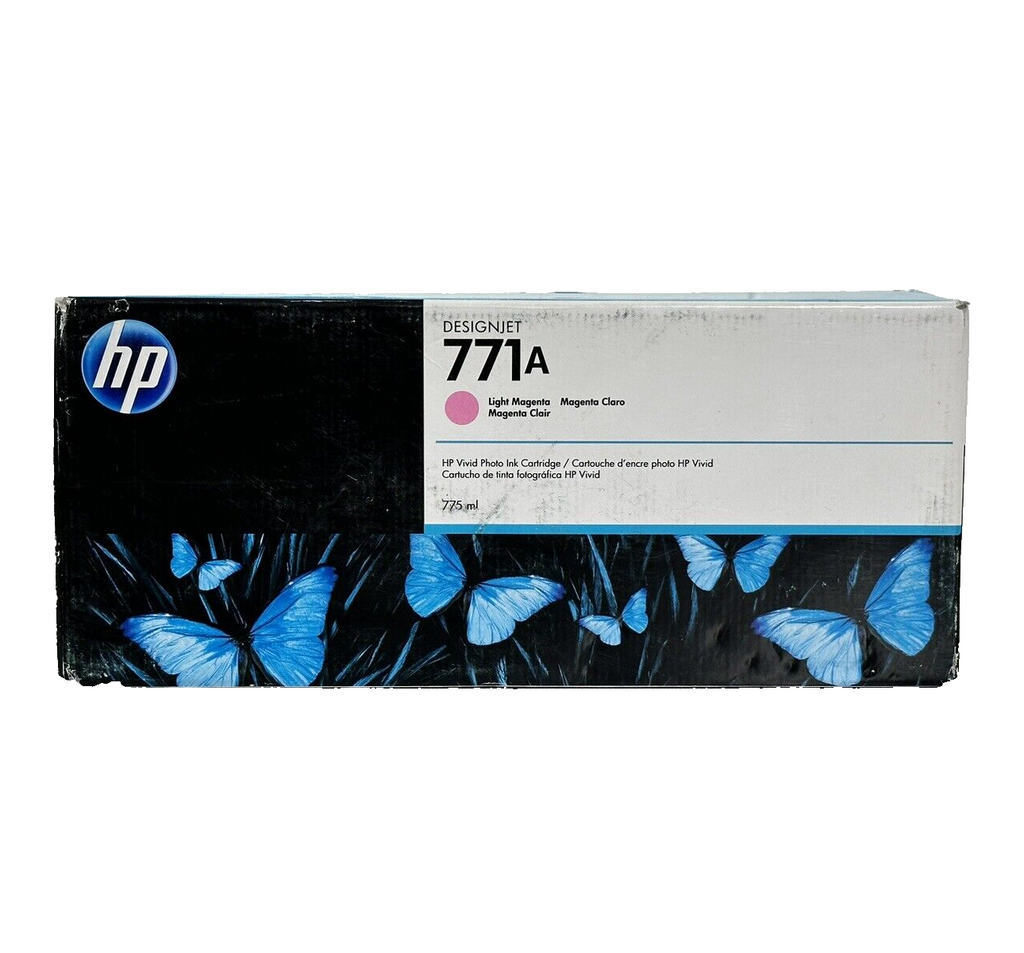 🔥HP 771A Light Magenta Ink Cartridge B6Y19A OEM NEW Sealed 11/2019 FREE SHIP🔥