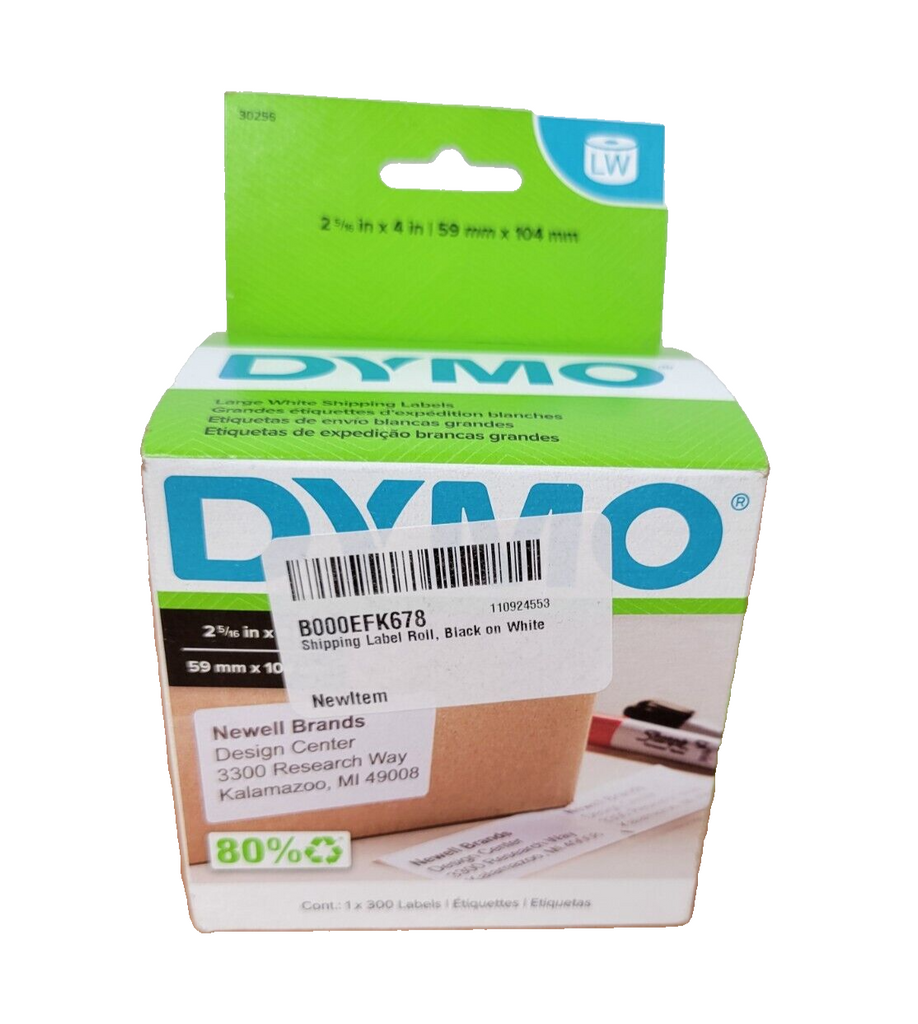 🔥Dymo Shipping Labels Large White 2-5/16 x 4 inch 30256 New🔥