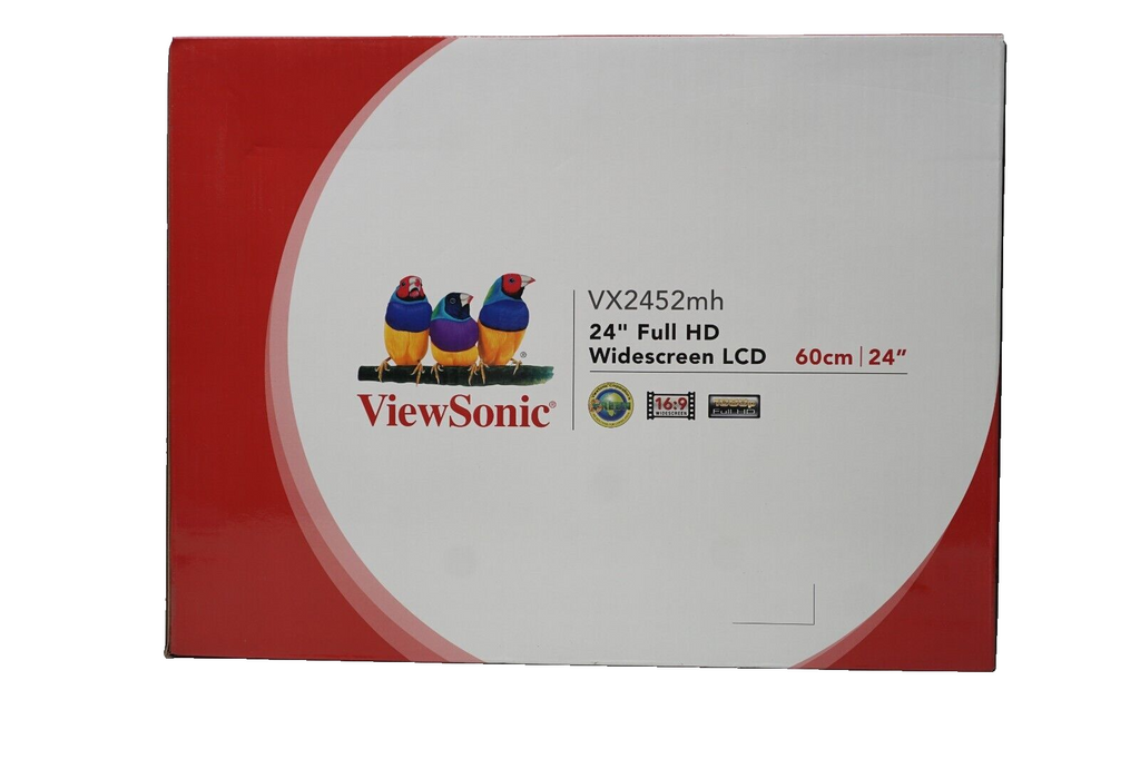 🔥ViewSonic 24" 60 Hz LCD Widescreen Monitor Black (VX2452MH) SHIPS TODAY🔥
