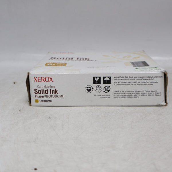 Xerox High-Yield Solid Yellow Ink Stick 6/Box (108R00748) Phaser 8860/8860MFP