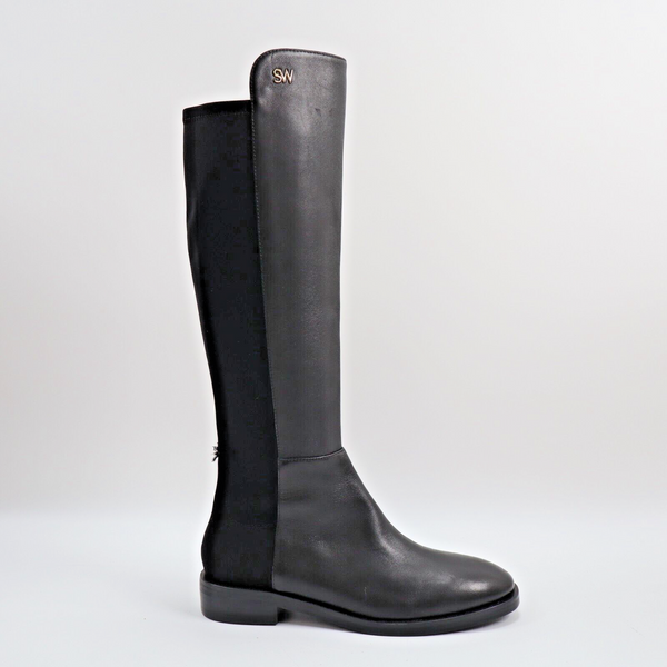 🔥Stuart Weitzman Keelan Leather OTK Tall Boot 5050 Black, 6US, MSRP $795 RIPPED