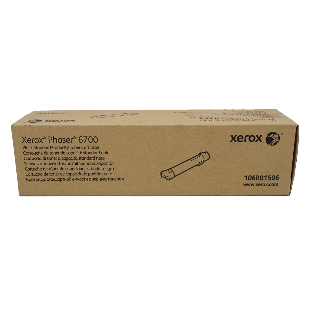 Genuine Xerox Phaser 6700 Black Standard-Capacity Toner Cartridge 106R01506 New