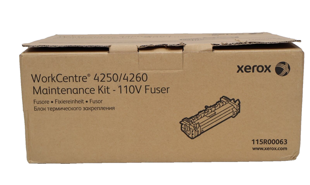 Xerox Maintenance Kit-110V FUSER WORKCENTRE 4250/4260 115R00063 Open New Notes
