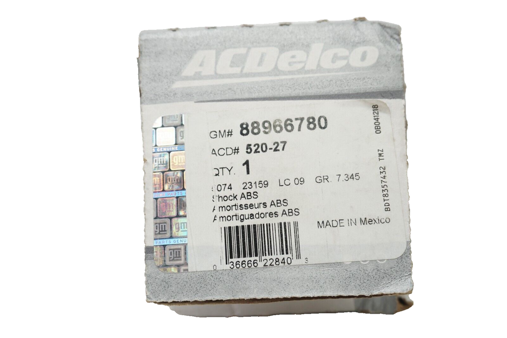 Shock Absorber-Base, 4WD Rear ACDelco 520-27 NEW OPEN