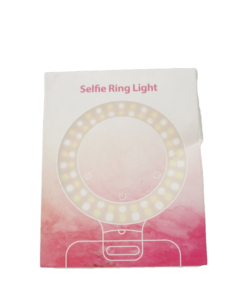 Ring Light, 3 Light Mode Selfie Light Rechargeable Large Capacity Battery New