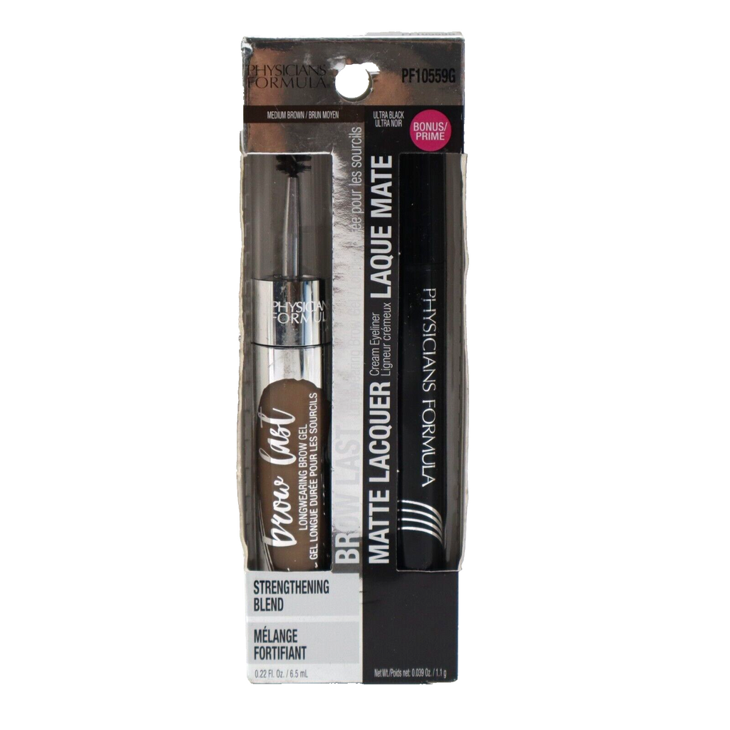 Physicians Formula Brow Last Longwearing Brow Gel + Matte Lacquer Cream Eyeliner