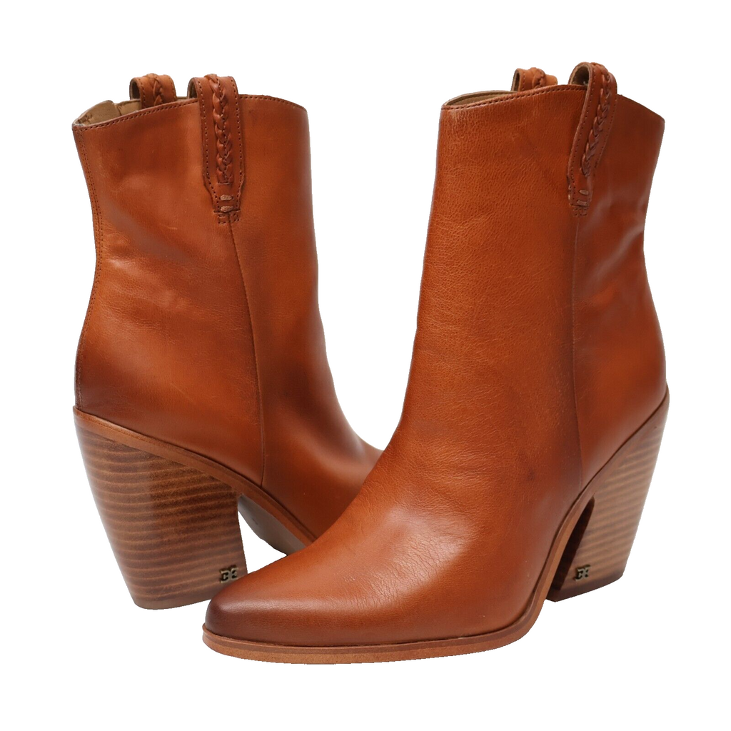 🔥Sam Edelman Agnes Western Boot, Warm Copper, 8US/38EU, MSRP$225 SHIPS TODAY🔥