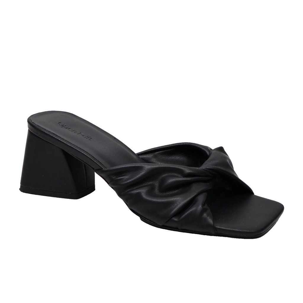 🔥Open Edit Women's Cora Heel Sandals, Black, 8US/38EU SHIPS TODAY🔥