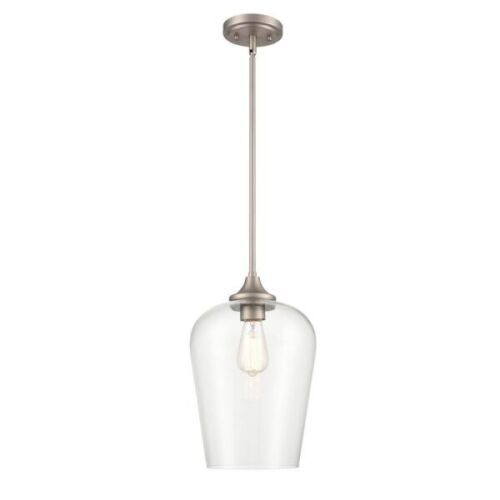 🔥 Millennium Lighting 1-Light 10 in. Satin Nickel Mini Pendant NEW SHIPS NOW🔥