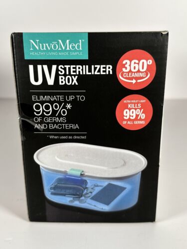 🔥NuvoMed UV Sterilizer 📋 C Eliminates Up To 99% Of Germs & Bacteria NEW SEALED