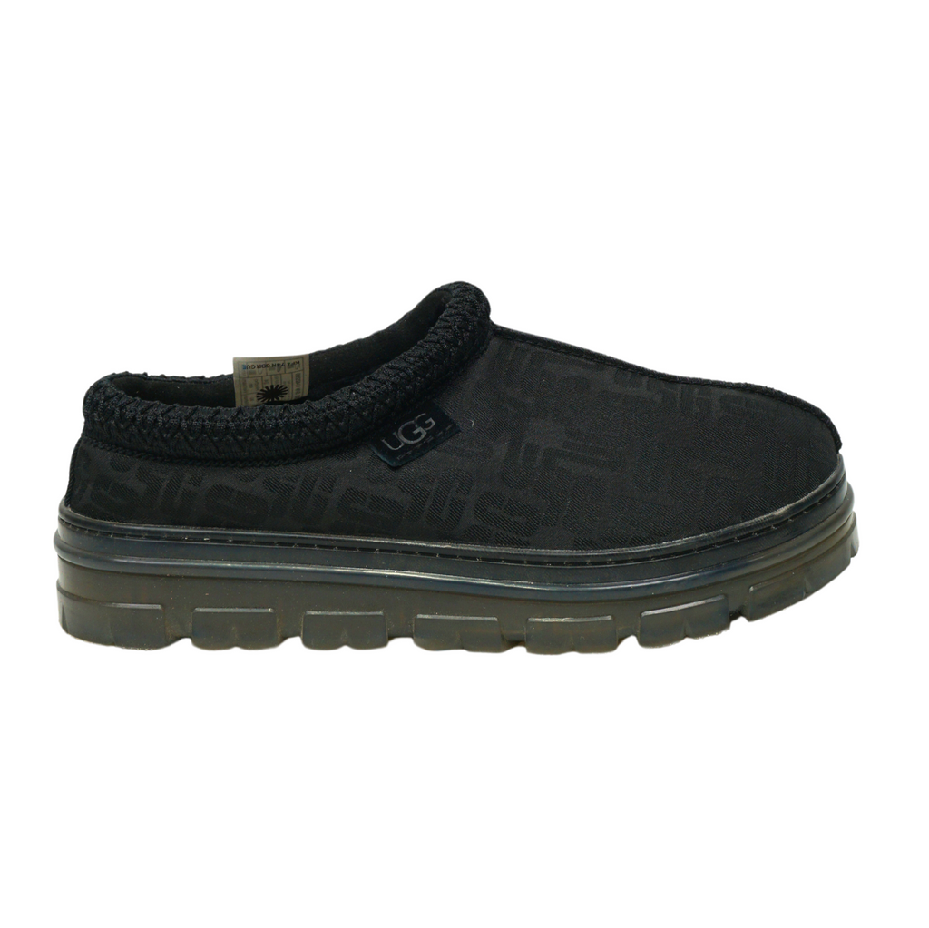 🔥UGG Women's TASMAN Clear Graphic Monogram Slip-On Slipper Shoes, Black, 7US🔥