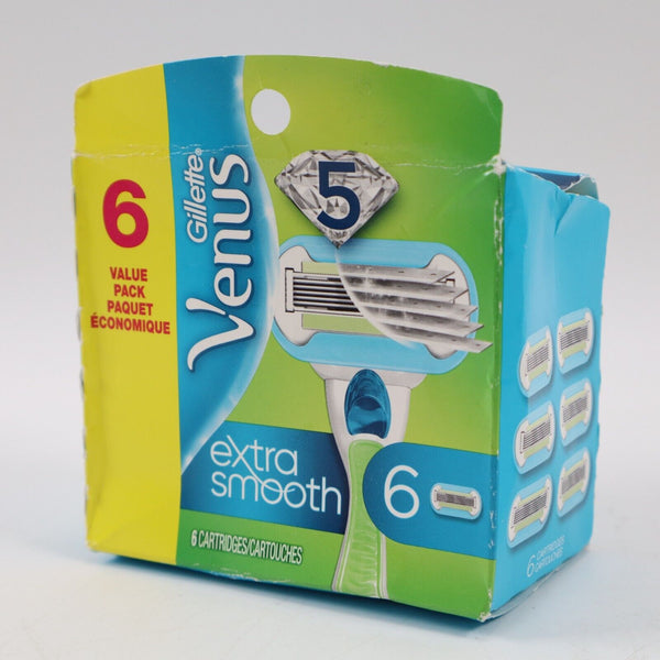 🔥NEW Gillette Venus Extra Smooth 5 Bladed Refill 2 PACK x6=12 Cartridges🔥