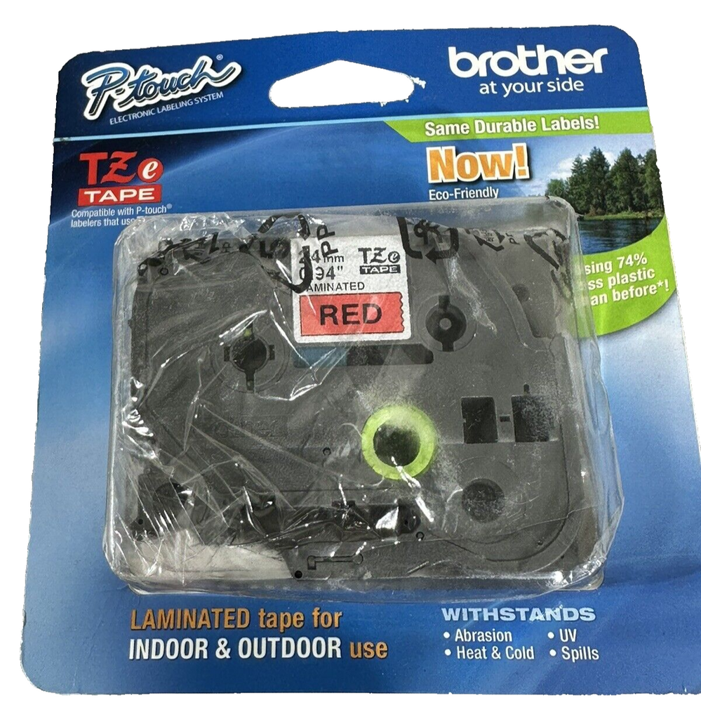 🔥GENUINE NEW BROTHER TZE-451 Black on Red Label Tape fits PT-2730 PT-P700 OPEN