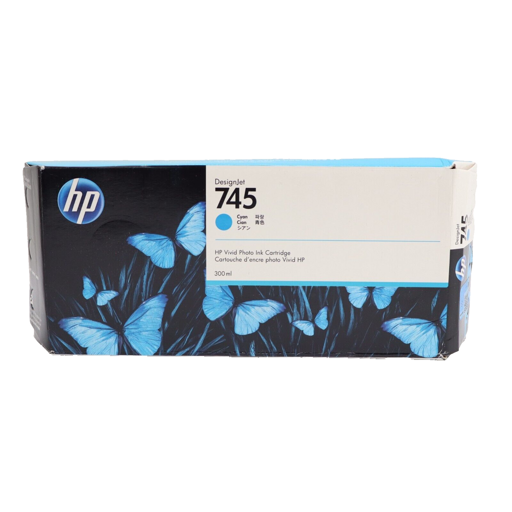 🔥NEW HP 745 Cyan 300ml Ink Cartridge for HP DJ Z2600 Z5600 EXP 2025 SHIPS TODAY