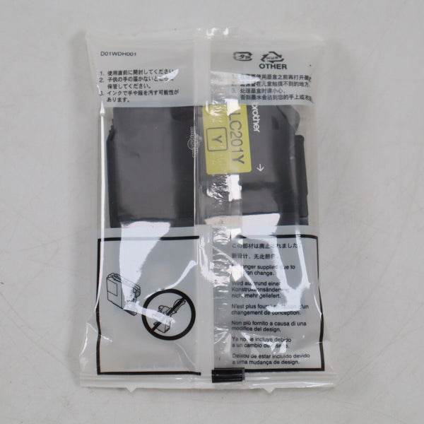 🔥Genuine Brother Yellow Ink LC201Y J460DW J480DW J485DW Exp 2/25 SHIPS TODAY🔥