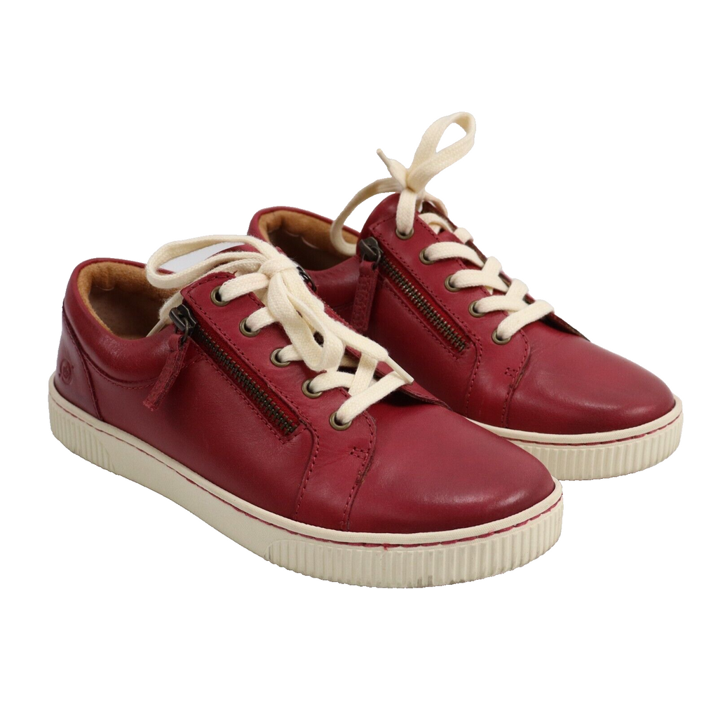 🔥Børn Paloma Leather Sneaker 792167-J, Red, 8US/38EU, MSRP $120 SHIPS TODAY🔥