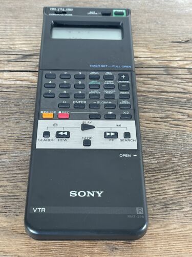 🔥Sony VTR RMT-256 VCR VTR 1,2,3/TV Remote Control SLV-70H 70HF TESTED WORKING🔥