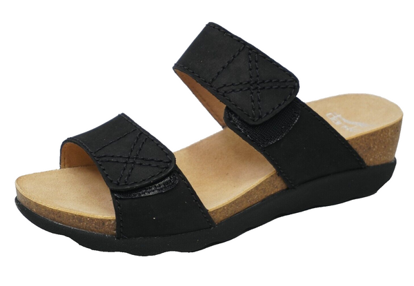 🔥Dansko Women's Maddy Slip-On Wedge Sandal, Black, 8.5-9US / 39EU NEW IN BOX🔥