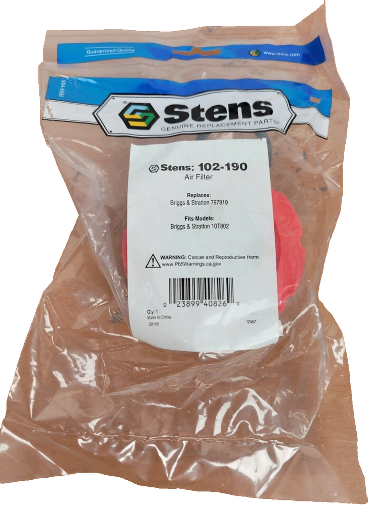 Stens 102-190 Fits Air Filter Compatible with B-S 797819 5425 10T802 SHIPS TODAY