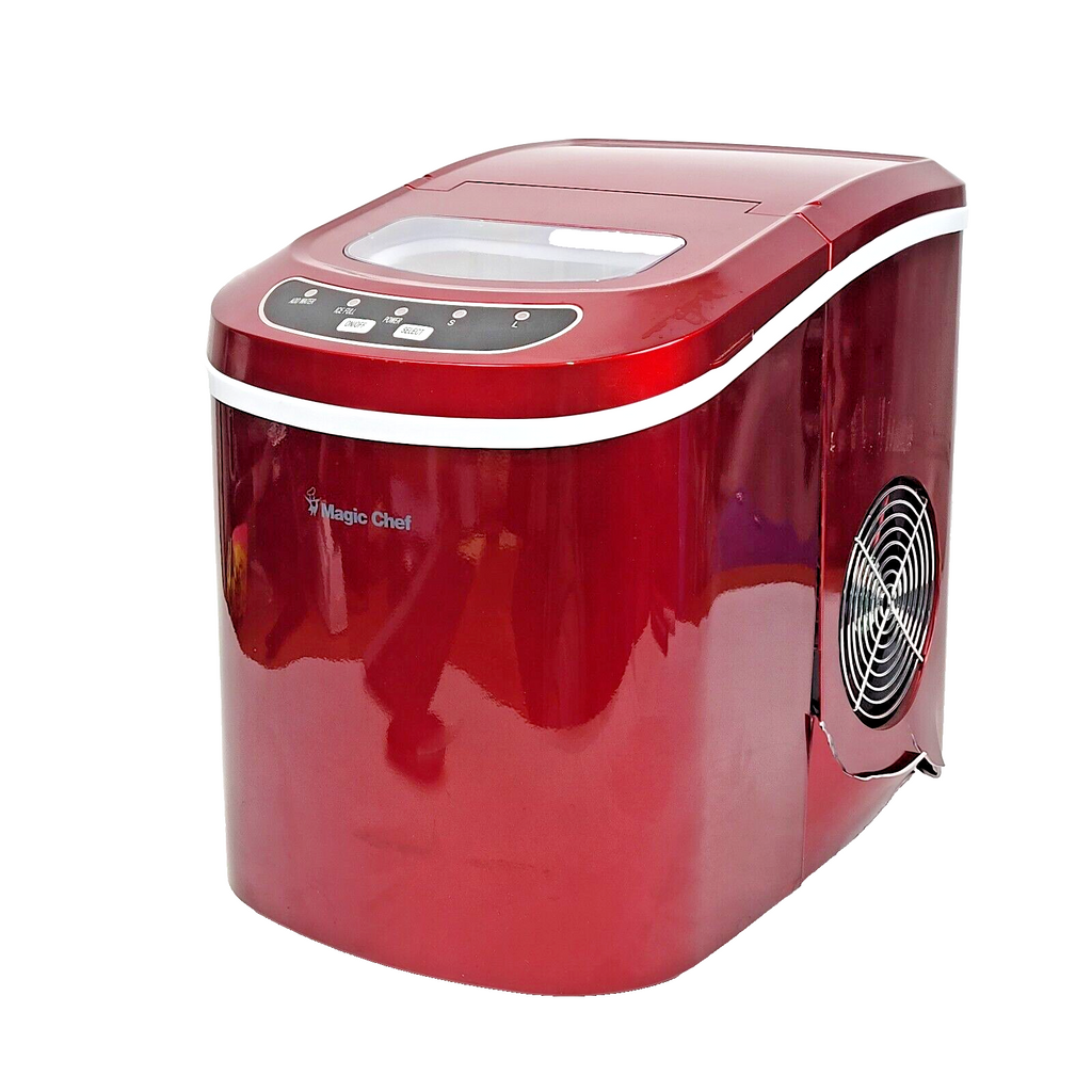 🧊Magic Chef MCIM22R 27Lb-Capacity Ice Maker Red COSMETIC DAMAGE SHIPS TODAY🧊
