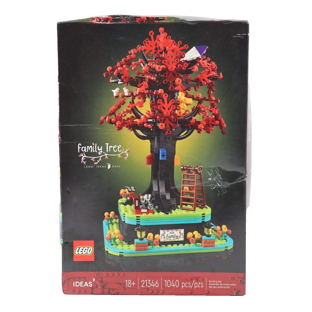 🔥LEGO Ideas Family Tree Home Décor Building Set 21346 NEW DAMAGE BOX Ships Now