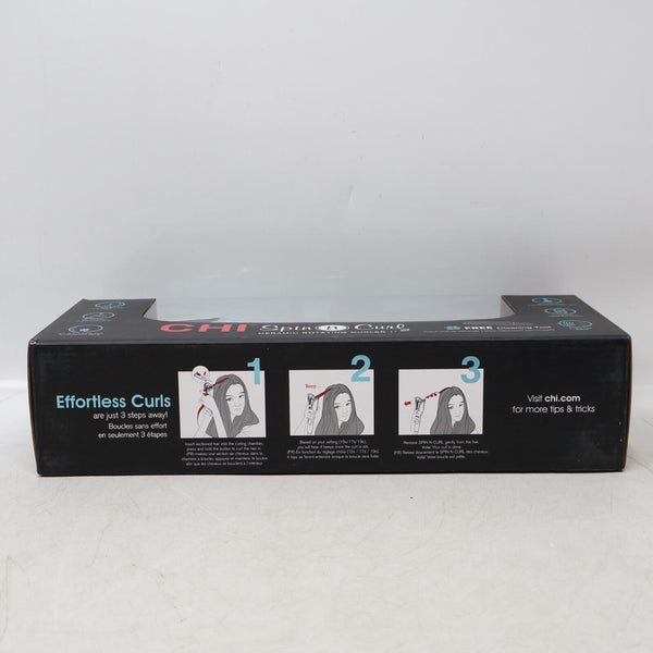 CHI Spin n Curl Curling Iron Special Edition Mint Green CA2357 Open Box No Tool