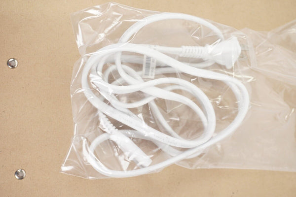 [UL Listed] White AC Power Cord for iRobot Braava Jet M6 (6120) Robot Mop 446198