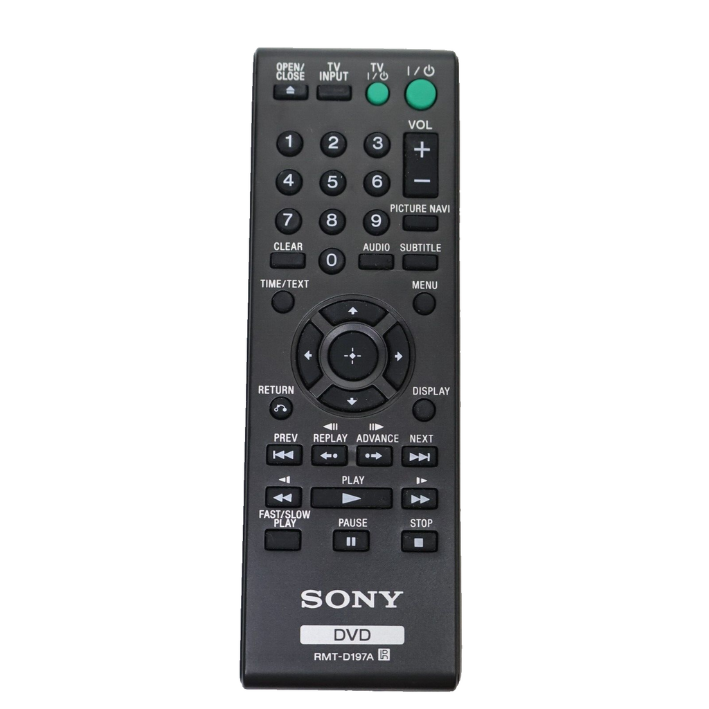 Genuine Original Sony Remote Control Model # RMT-D197A Fast Shipping New