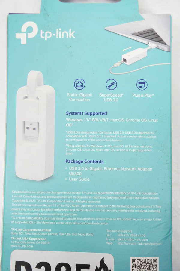 🔥TP-Link USB 3.0 to Gigabit Ethernet LAN Network Adapter Converter New - UE300