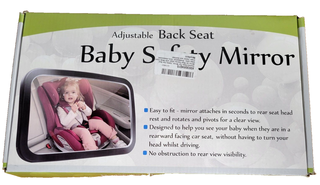 SHYNERK ADJUSTABLE BACK SEAT BABY SAFETY MIRROR