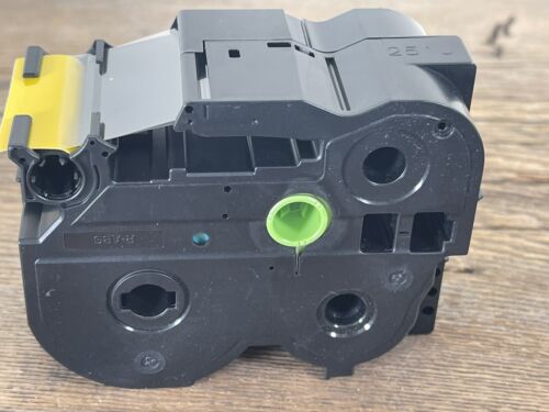 🔥Brother Laminated Extra-Strength Black on Yellow 1 1/2 Inch Tape🔥