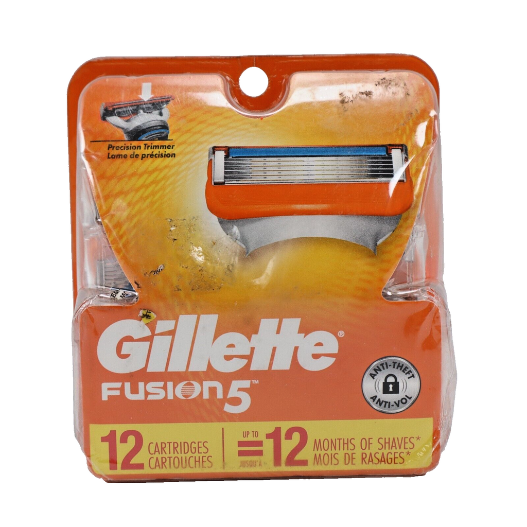 🔥NEW Gillette Fusion5 Men Razor Blade Refills 12 Cartridges SHIPS TODAY🔥