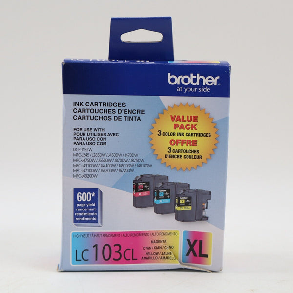 🔥Genuine Brother High Yield Magenta Cyan Yellow Cartridge LC103CL XL Exp 11/26+
